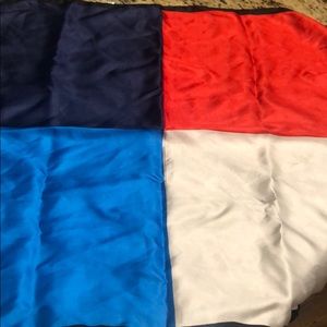 Multicolor Pocket square from Italy, clean big